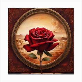 Red Rose Canvas Print