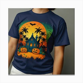 Default Spooky Summer Vibes Tshirt 0 Canvas Print