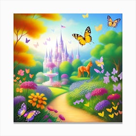 Fairytale Castle Canvas Print