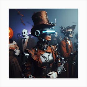 Halloween Costume Party 1 Canvas Print