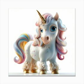 Rainbow Radiance Unicorn Canvas Print