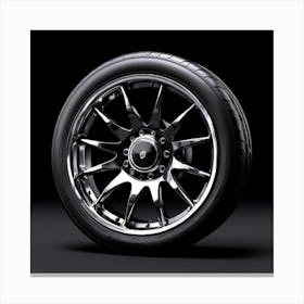 Chrome Wheel Canvas Print