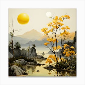 Nature S Canvas Citrus Mountain Canvas Print