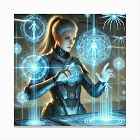 Alina Volkov Energy Field Manipulation Canvas Print