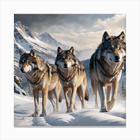 Wolf Pack Canvas Print