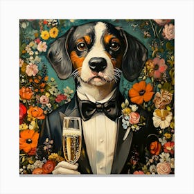 Whimsical Dogs 62 Canvas Print