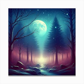 Moonlit Magic 15 Canvas Print