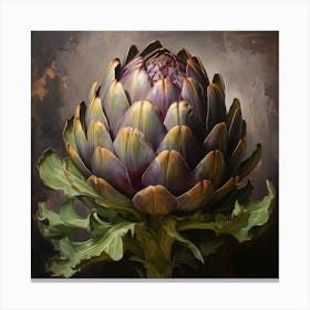 Artichoke - Kitchen Art Canvas Print