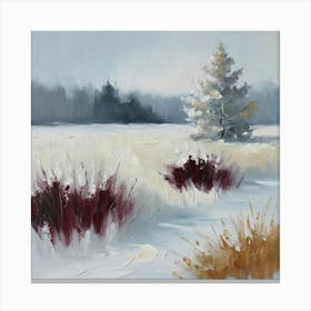 Winter Landscape Canvas Print