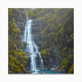 Tall Waterfall Canvas Print