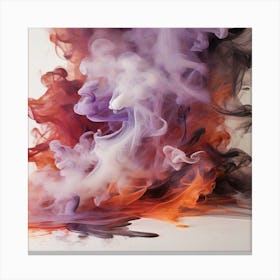 Smoke Abstract Canvas Print