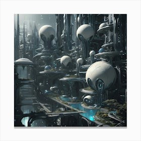 Future Synthesis 16 Canvas Print