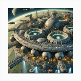 Chimera Terraformer Martian Dominion Canvas Print