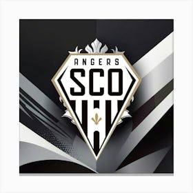 Angers SCO Logo Wall Arts Canvas Print