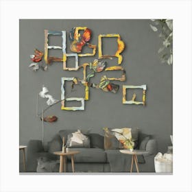 Abstract Wall Art 32 Canvas Print