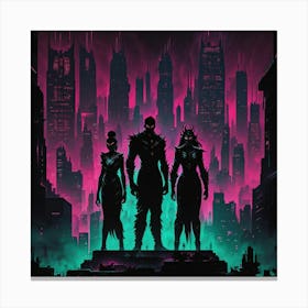 City Of Shadows Canvas Print