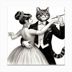 Cattyness Canvas Print