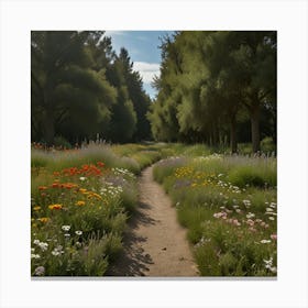 California Wildflowers Canvas Print