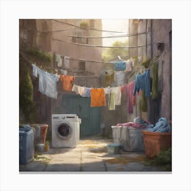 Laundry Room 6 Canvas Print