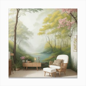 Flowering Tree Canvas Print