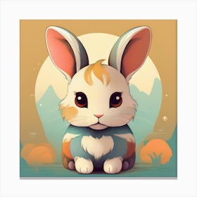 Cute bunny Canvas Print