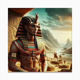 Pharaoh Of Egypt Canvas Print