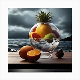 Fruit Bowl Canvas Print