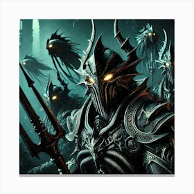 Rogue Sea Serpent Champion Canvas Print