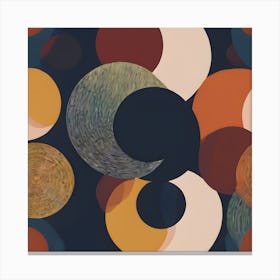 Abstract Circles Canvas Print