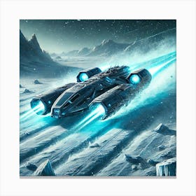 Frost Trail Canvas Print