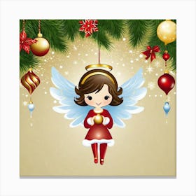 Christmas Angel 3 Canvas Print