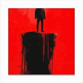 Man On Top Canvas Print