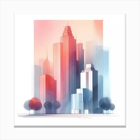 City Skyline Canvas Print