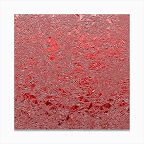 Red Aluminum Foil Canvas Print