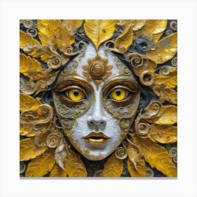 Face Of The Sun 10 Canvas Print