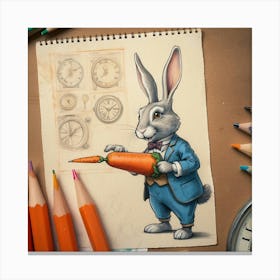 Alice Rabbit Canvas Print