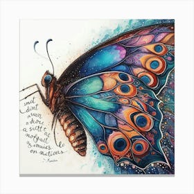 Butterfly Print Canvas Print