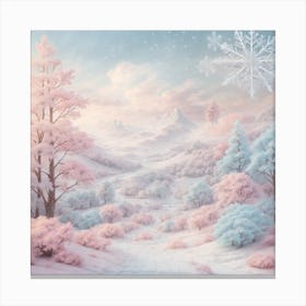 Enchanted Snowscape Canvas Print