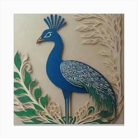 Peacock 1 Canvas Print