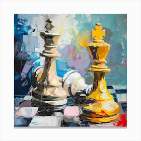 Chess Pieces Canvas Print