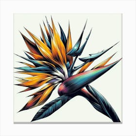 Bird of paradise flower 3 Canvas Print