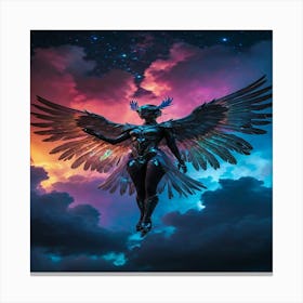 Angel In The Sky Canvas Print