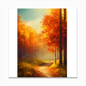 Autumn Forest 8 Canvas Print