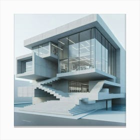 Modern Building Canvas Print