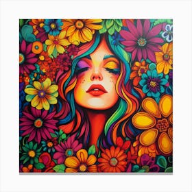 Flower Girl 14 Canvas Print