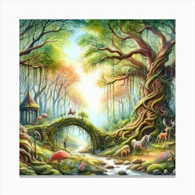 Fairytale Forest 5 Canvas Print