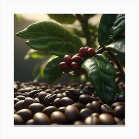 Coffee Beans 139 Canvas Print