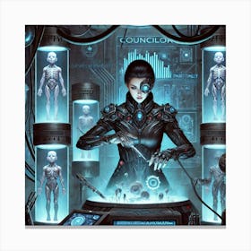 Councilor Serena Cybernetic Development Canvas Print