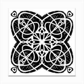 Lace Pattern Vector Illustration Canvas Print