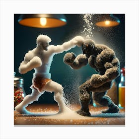 Boxing Canvas Print